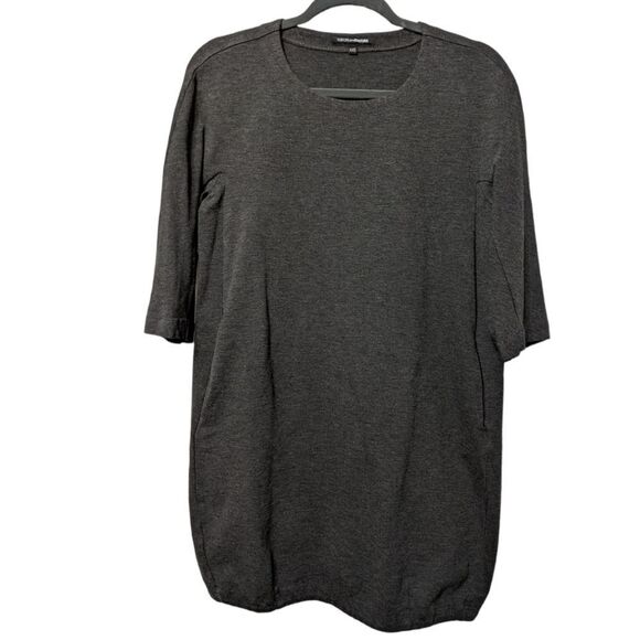EUROPEAN CULTURE Minimalist Tunic Pocket Top XXS - Picture 1 of 7